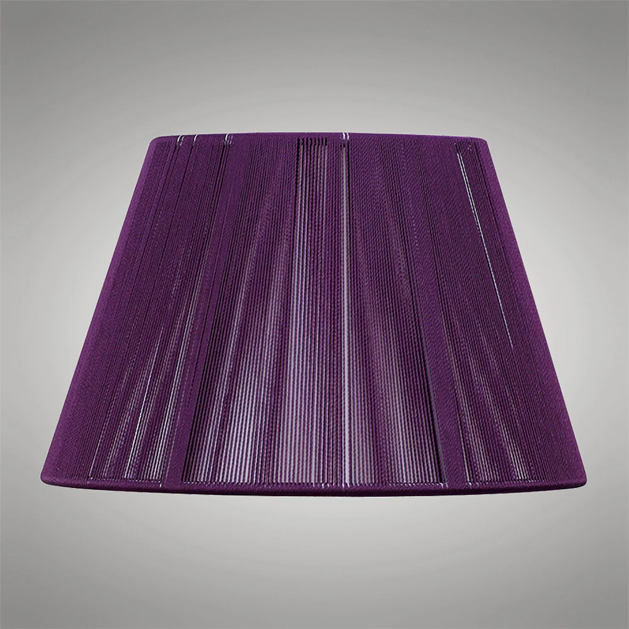 Silk 40cm String Shade Aubergine MS071  Mantra Fusion Silk String Shades